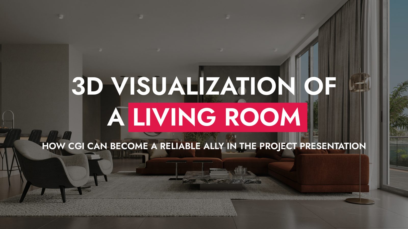 3D Visualization Of A Living Room