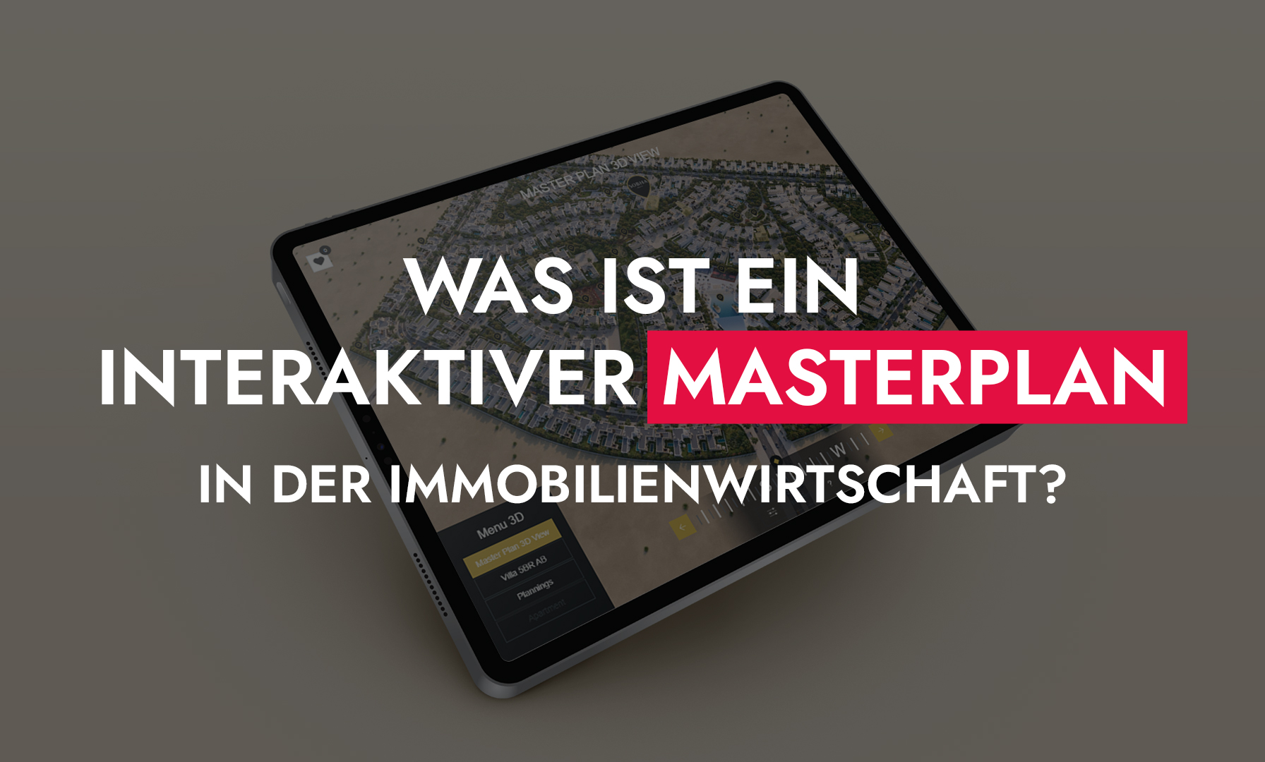 007 22 25 Was Ist Ein Interaktiver Masterplan In Der Immobilienwirtschaft