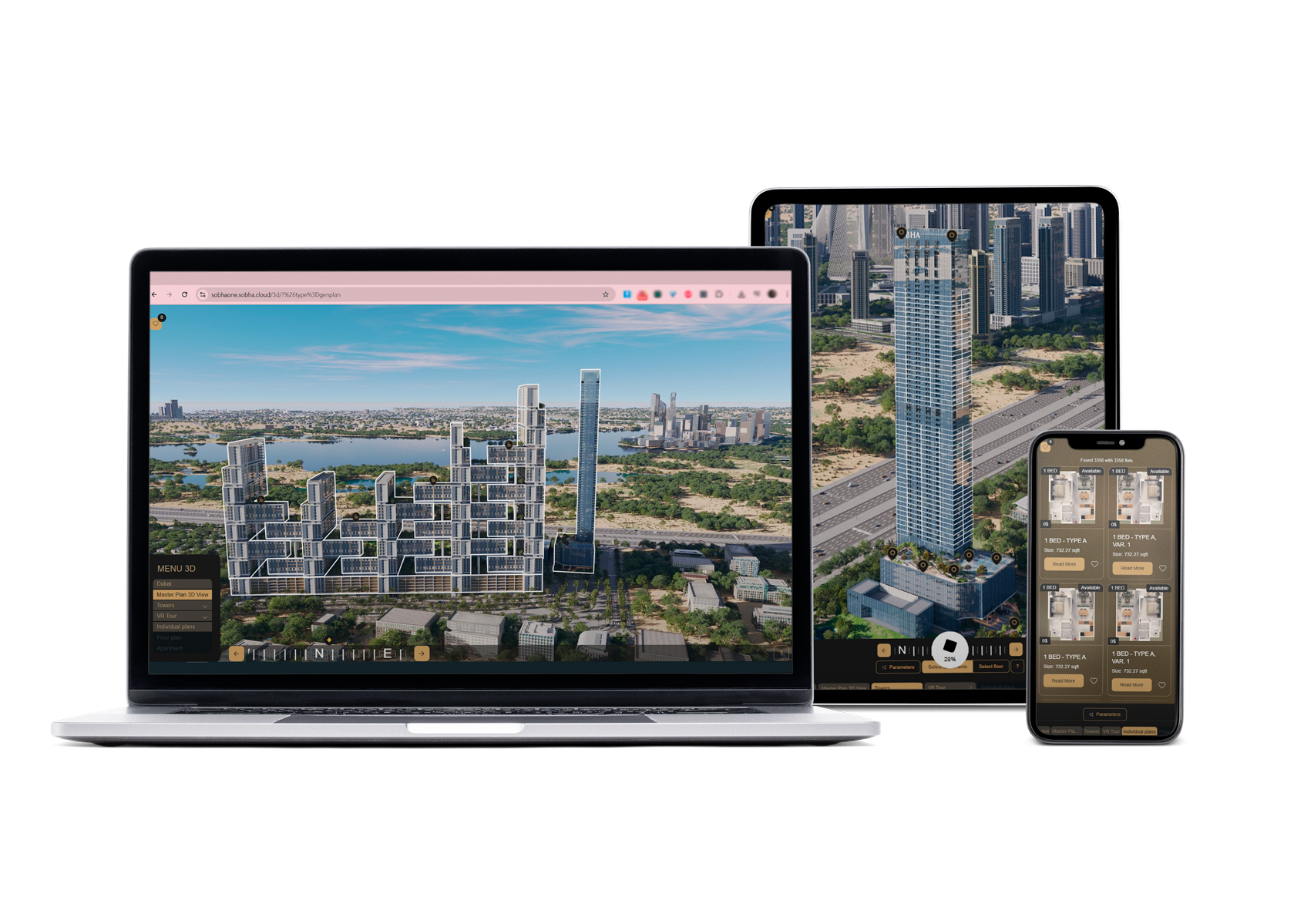 Interactive Masterplan Sobha One 22